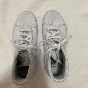 White High Top Vans